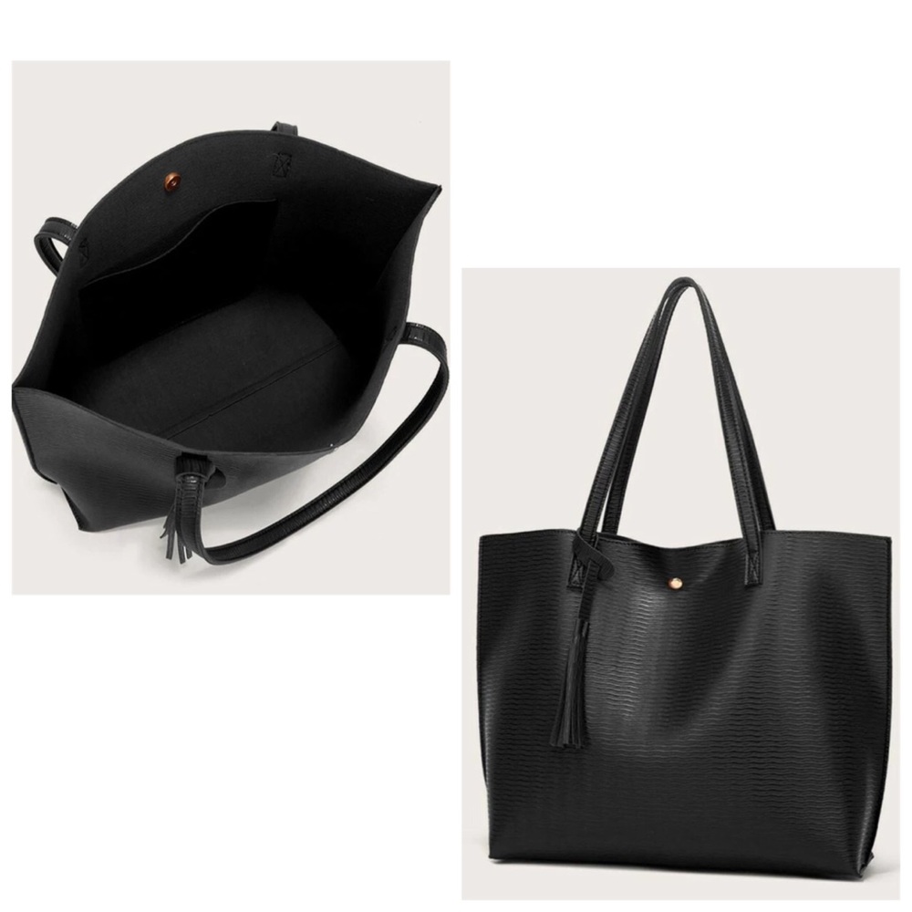 Black Tote - Picture 2 of 2